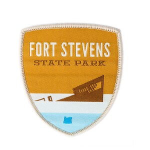 Fort Stevens Patch | Oregon State Parks | Iron-on Patch  | Oregon Patch | PNW Patch