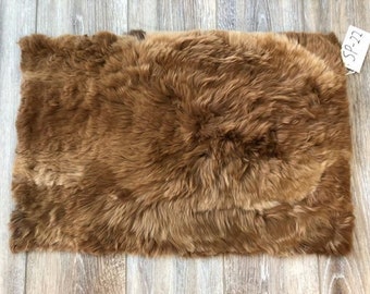16 x 24 Suri Alpaca Fur Pillow in Brown