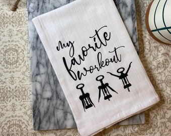 Wine Tea Towel Etsy