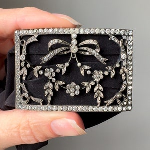 Antique Belle Epoque Paste Bow Choker C 1900 - Etsy