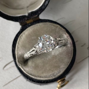 Edwardian Platinum and Diamond Ring