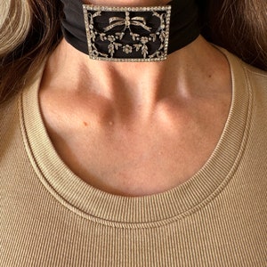 Antique Belle Epoque Paste Bow Choker C 1900 - Etsy