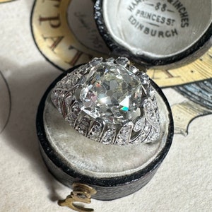 Art Deco 3.31 Carat Diamond Ring - GIA VS2 N