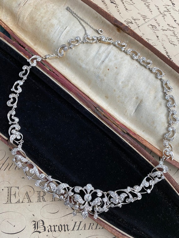 Antique Edwardian Diamond Necklace