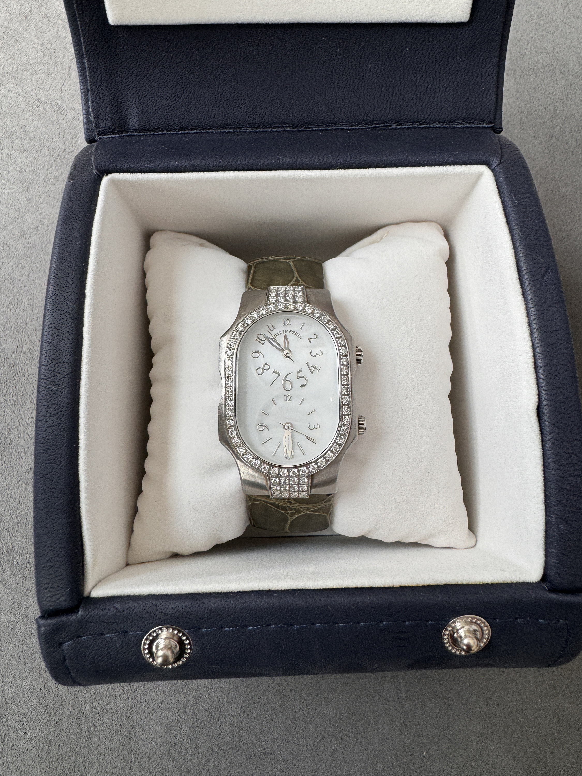 Philip stein teslar diamond watch hot sale