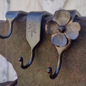 Porta calze forgiato a mano