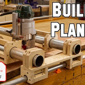 Router Sled Plans for Flattening Slabs