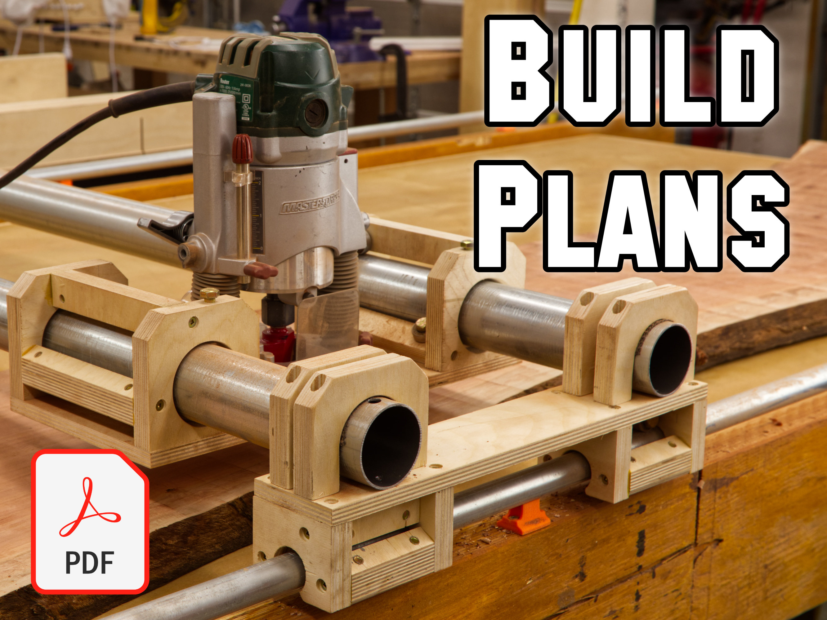 Router Sled Plans for Flattening Slabs 