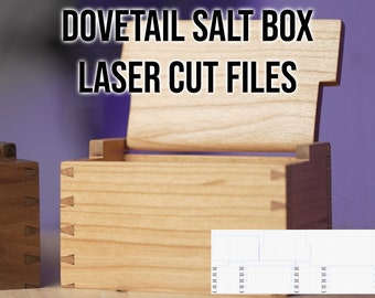 Laser Files for Dovetail Salt Cellar