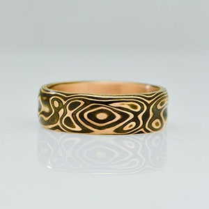 Mokume Wedding Ring