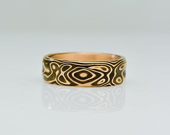 Mokume Wedding Ring