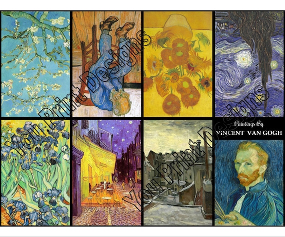 Vincent van Gogh Art Activity Party Favors