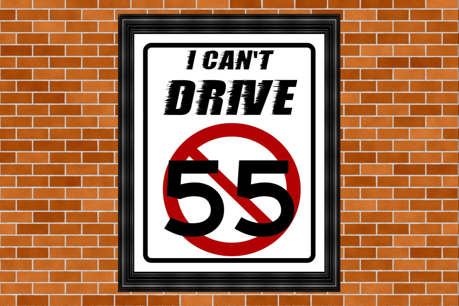 I Cant Drive 55 Sammy Hagar Printable Song Quote Van Etsy