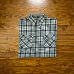Vintage JC Penney Big Mac Button Down Shirt (80s / Large / 16 - 16.5 / Plaid Shirt / Dress Shirt / Casual Shirt / Long Sleeve / Button Up)