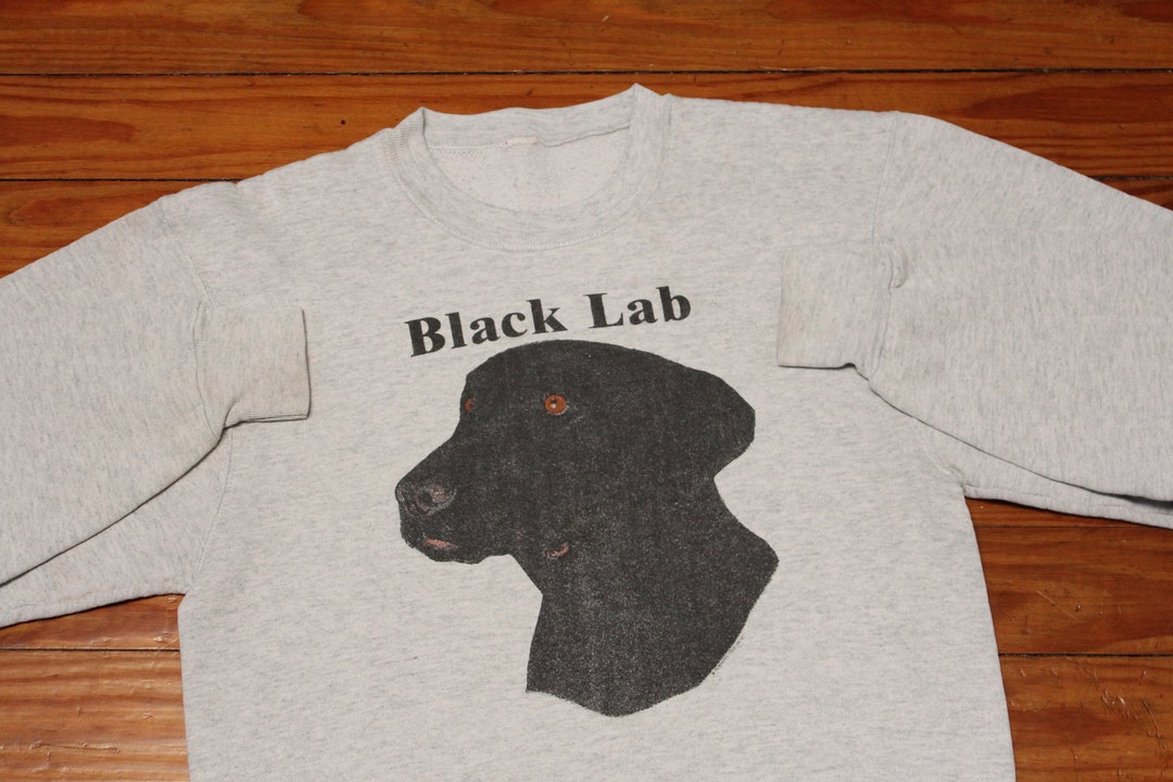 Vintage Sweatshirt Black Lab Sweatshirt 80s 90s / Small / - Etsy