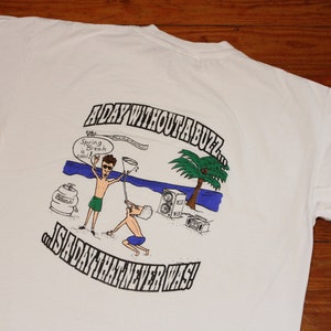 Camiseta vintage - Beavis & Butt-Head, Spring Break &#39;94 (Años 90 / Extra grande / Un día sin ruido es un día que nunca existió / Metallica)