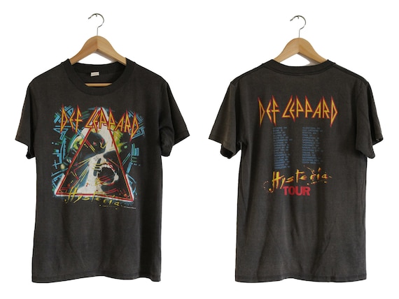 Vintage T Shirt - Def Leppard Hysteria Shirt (80s