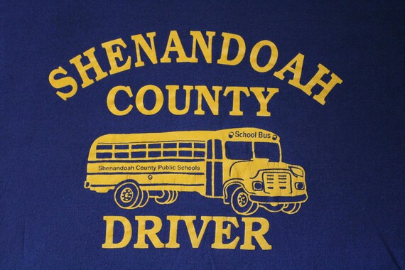 Vintage T Shirt - Shenandoah County Bus Driver Sh… - image 4