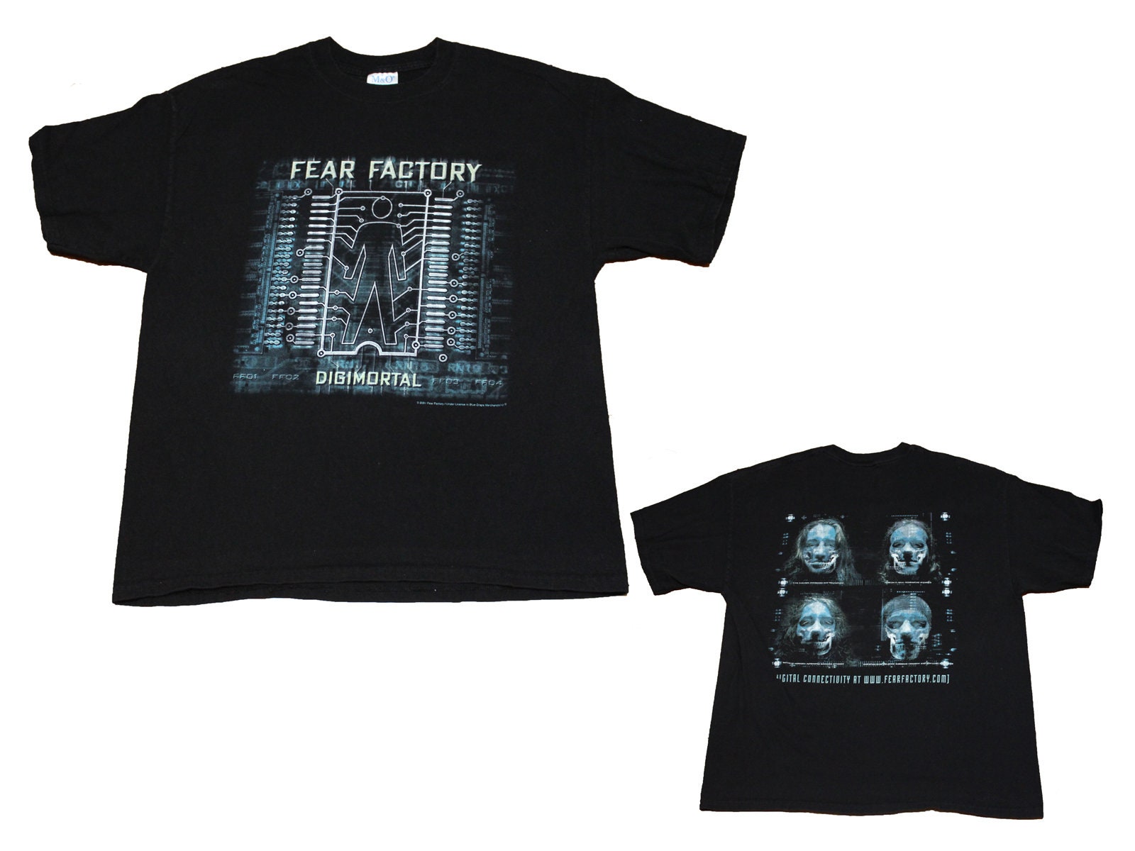 Vintage T Shirt Fear Factory Digimortal Shirt 00s / Large / - Etsy