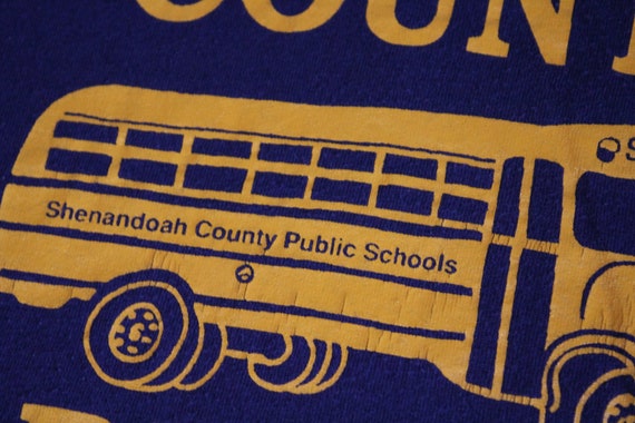 Vintage T Shirt - Shenandoah County Bus Driver Sh… - image 5
