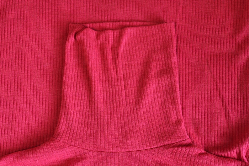 Vintage Shirt Thermal Turtleneck Shirt 90s / Medium / M / Thermal Underwear / Long Underwear / Red Turtleneck / Long Johns / Long Sleeve image 5