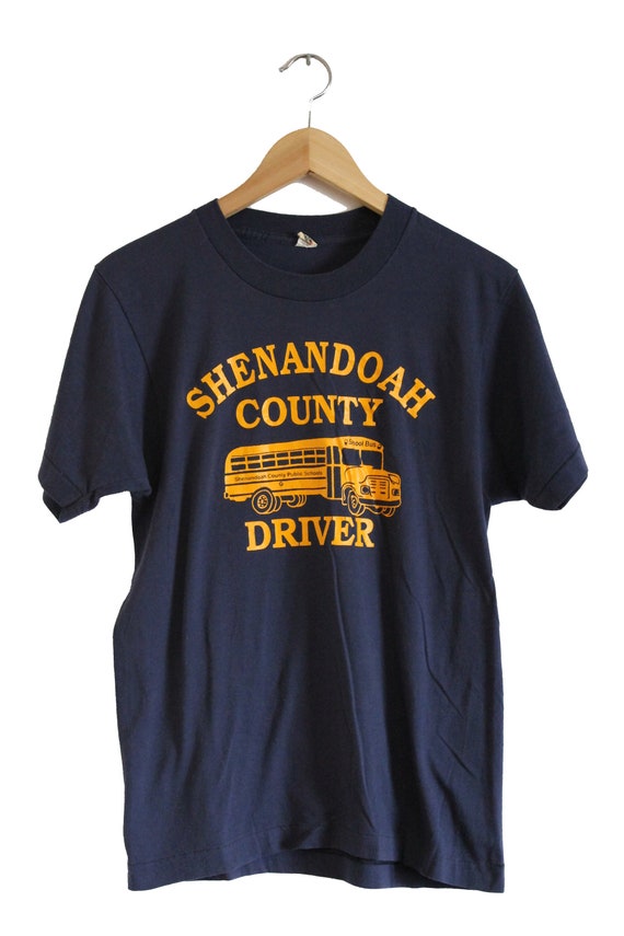 Vintage T Shirt - Shenandoah County Bus Driver Sh… - image 1