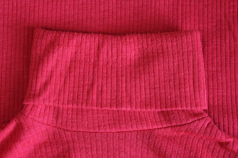 Vintage Shirt Thermal Turtleneck Shirt 90s / Medium / M / Thermal Underwear / Long Underwear / Red Turtleneck / Long Johns / Long Sleeve image 6