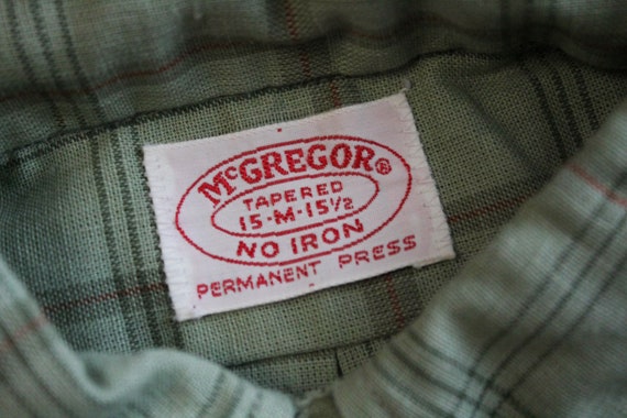 Vintage Button Up - McGregor Oxford Shirt (70s / … - image 4