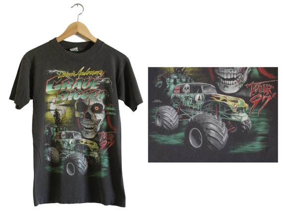 Vintage T Shirt - Grave Digger Shirt (90s - 1997 /