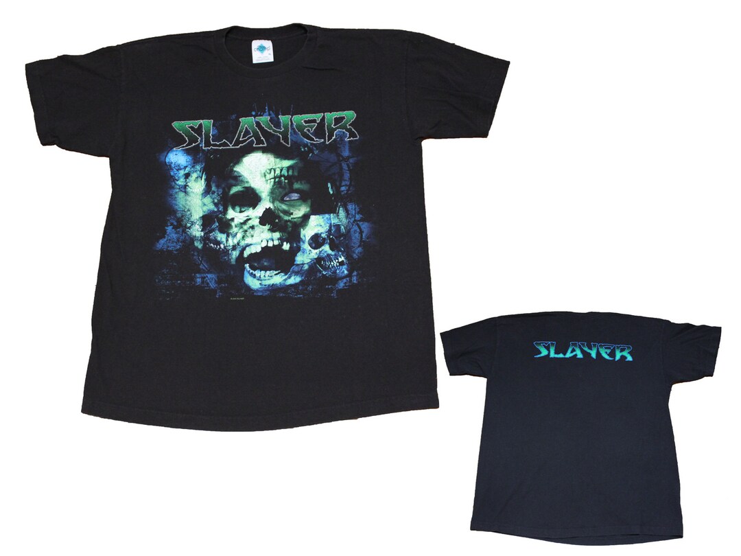 T-shirt Slayer Tortured Soul - Taille XL, Couleur Noir, Coton - Style Vintage Années 2000 - Neuf Avec étiquettes