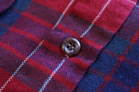 Vintage Button Up - Flannel Shirt by Arrow (80s /… - image 7