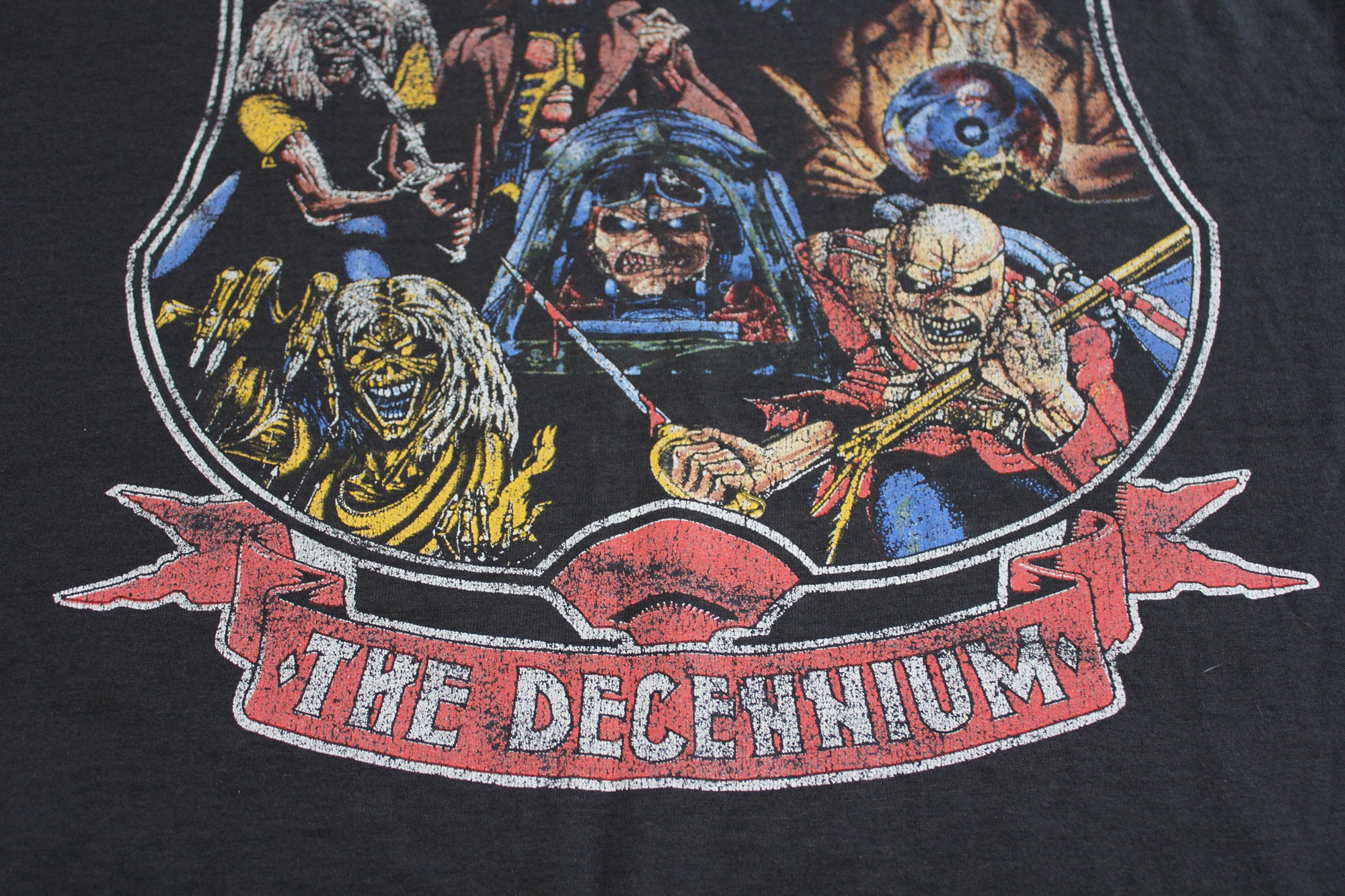 Vintage T Shirt Iron Maiden Shirt 90s / Large / L / the First Ten Years /  up the Irons / the Decennium / Eddie / Heavy Metal / NWOBHM - Etsy