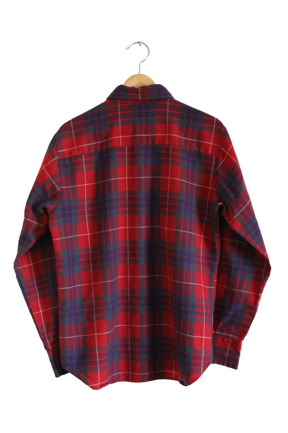 Vintage Button Up - Flannel Shirt by Arrow (80s /… - image 3