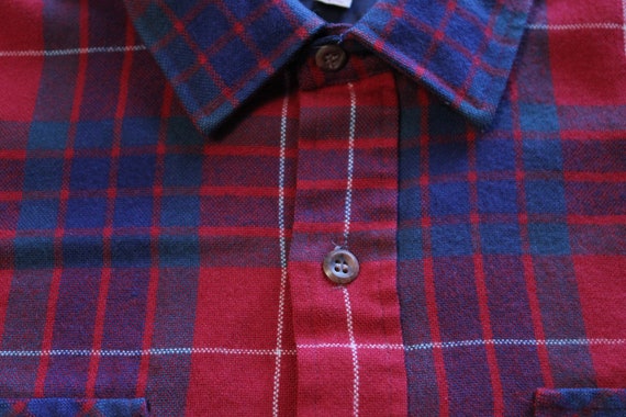 Vintage Button Up - Flannel Shirt by Arrow (80s /… - image 5