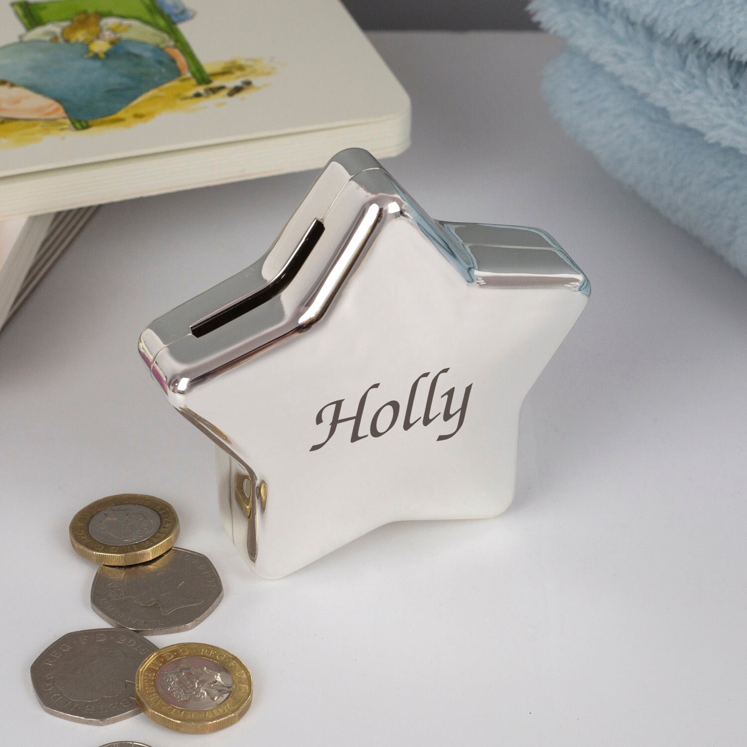 Money Box Silver at Lisa Wolf blog