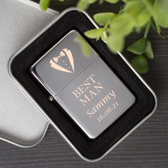 Personalised Wedding Favours Lighters Gifts Ideas for Best Man