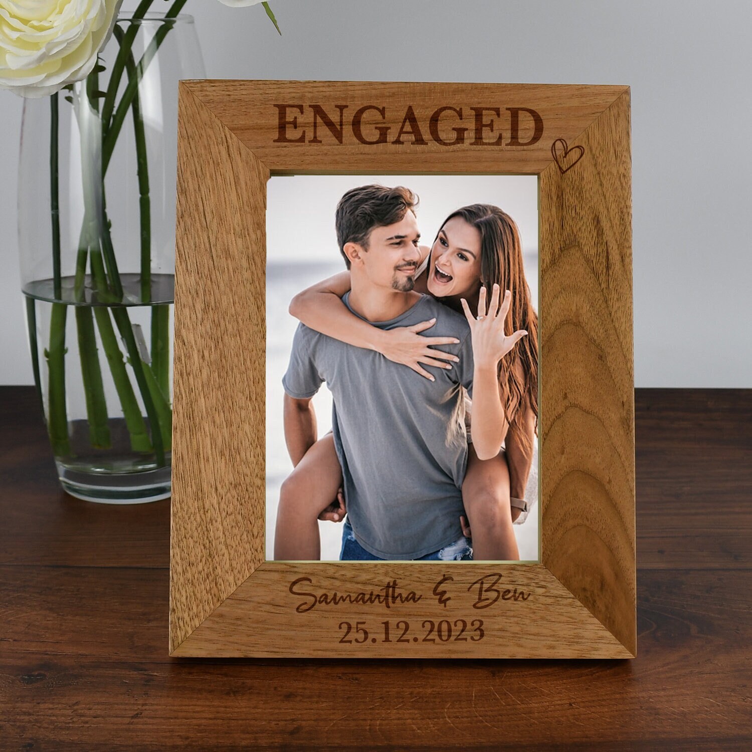 Engagement Gifts for Couple Unique Engagement Frame Personalized Engagement  Gift Ideas for Bride 8171 