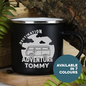 Adventure is Waiting Personalised Camping Mug - Etsy
