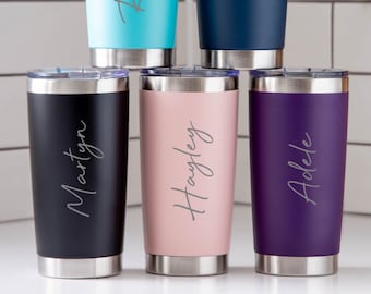 Personalised Large Name This Insulated Travel Cup Mug Chilly Chillys Hot Cold Gifts Ideas Birthdays Christmas Father's Day Mother's