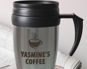 Gepersonaliseerde Rvs Koffiemotief Reismok Thermische Thermoskan Theedrinker Minnaar Moeder Vaderdag Kerstcadeaus Cadeaus