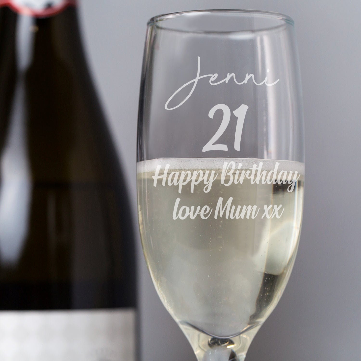 Happy Homewares 60th Anniversary Pair Of Clear Glass Jamaica