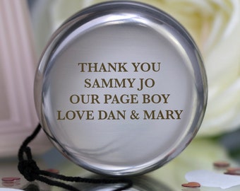 Personalised Any Message YoYo Gifts Ideas For Wedding Favours Thank You Presents Toys Keepsakes Birthday Christmas