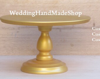 gold cake stand etsy