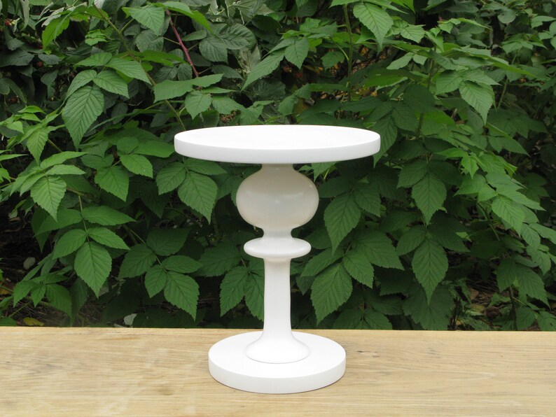Tall CAKE STAND Wedding White Cake Pedestal Wedding White Etsy