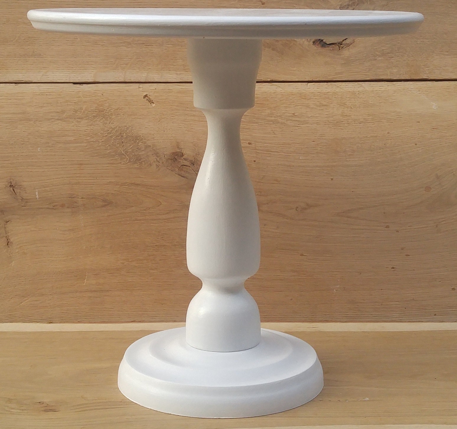 Tall CAKE STAND all sizes wedding white cake decor Wooden Etsy