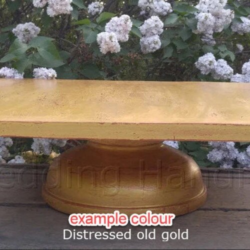 Black cake stand, shabby white stand, rustic wood stand, distressed old shops gold cake stand stand, black stand 14 inches, 16 inches, 18 inches