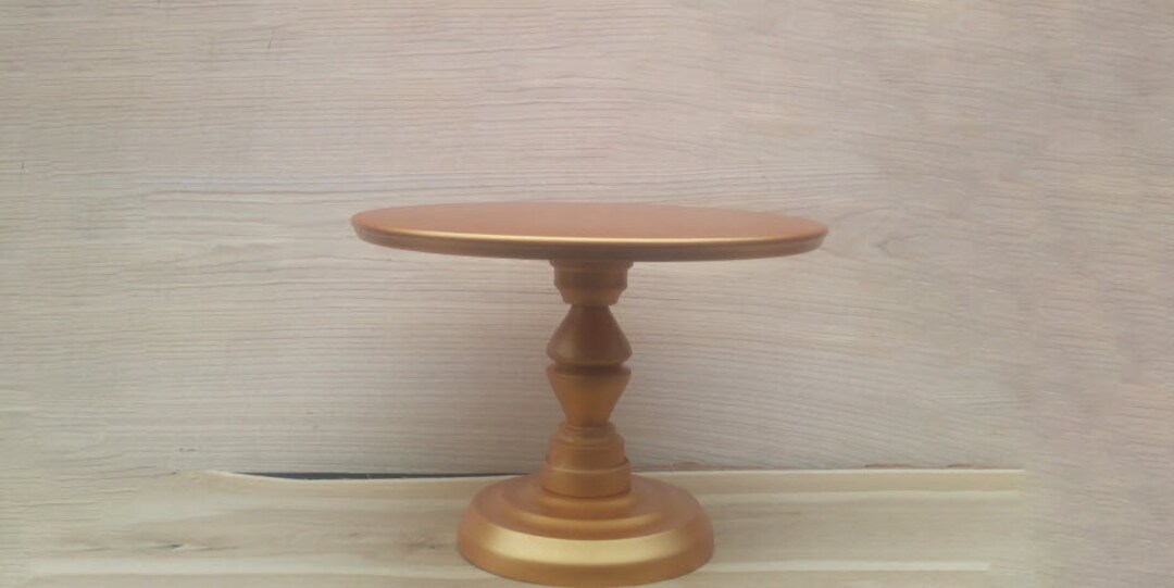 12 Inch Gold Cake Stand 14 Inch 16 Inch Wedding Gold Decor Etsy