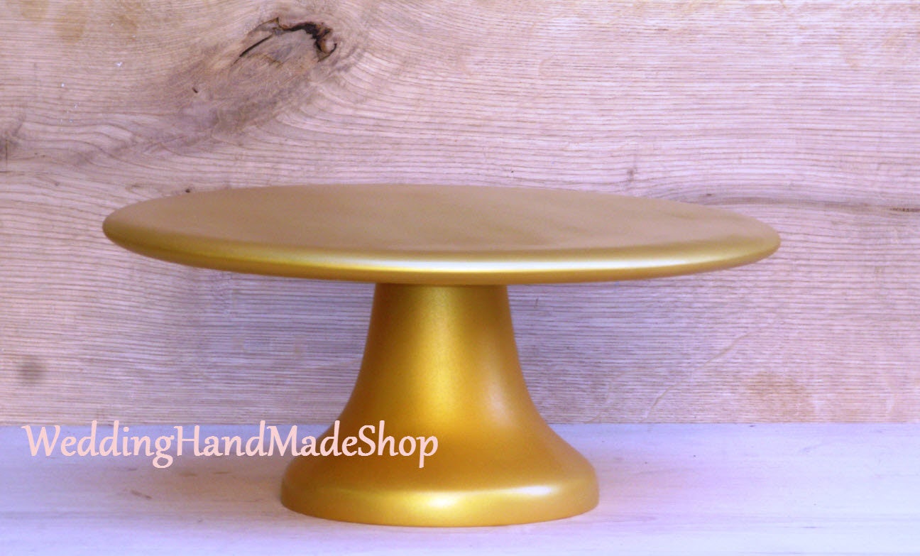 Gold Cake Stand 14 Inches 16 Inches 18 Inches 20 Inches 22 Etsy