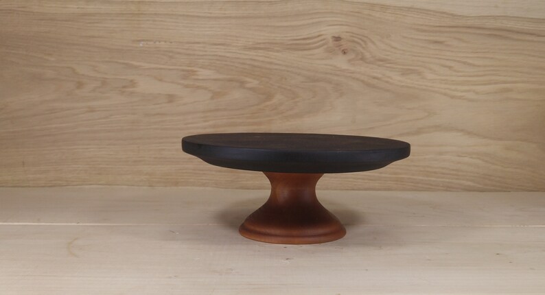 Black cake stand, shabby white stand, rustic wood stand, distressed old shops gold cake stand stand, black stand 14 inches, 16 inches, 18 inches