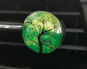 Tree of Life Aromatherapy Car Diffuser, Essential Oils Vent Clip,  Car Scent Locket